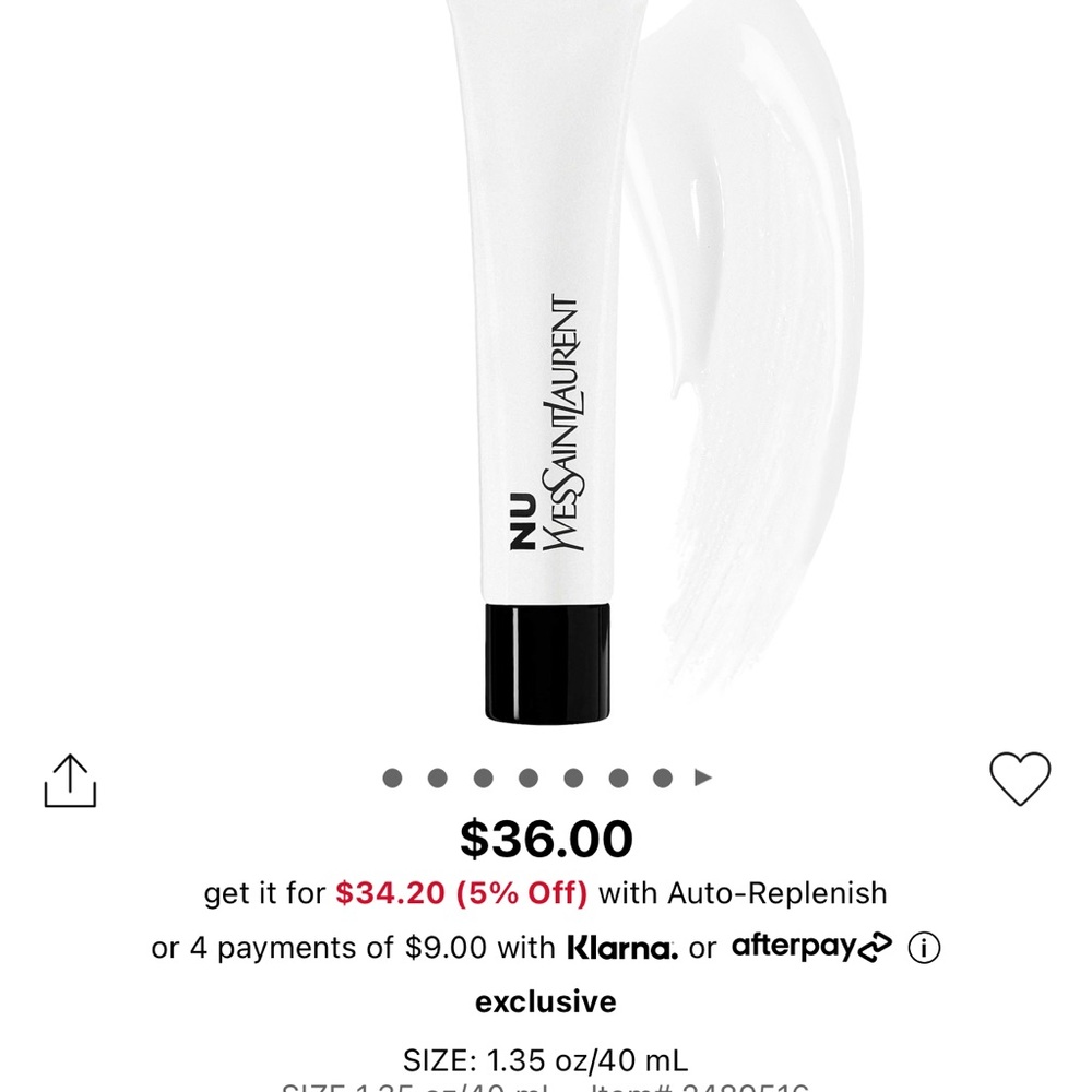 YSL NU glow in balm